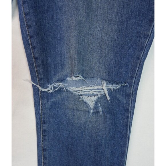 Old Navy Jeans Womens 20 Blue Curvy Mid Rise Skinny Ankle Stretch Denim Casual - Picture 7 of 7